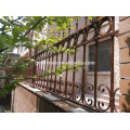 GM high quality powder coated 2016 hot sale zinc steel garden fencing decorative from Anping Manufacture